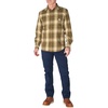 image:imageCarhartt Mens Hubbard Loose Ls Plaid ShirtBurnished Logs