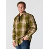 image:imageCarhartt Mens Hubbard Loose Ls Plaid ShirtDark Bronzed Green
