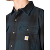 image:imageCarhartt Mens Hubbard Loose Ls Plaid ShirtDeep Smoke Blue