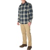 image:imageCarhartt Mens Hubbard Loose Ls Plaid ShirtNavy