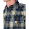 image:imageCarhartt Mens Hubbard Loose Ls Plaid ShirtNavy