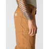 image:imageCarhartt Mens Iconic B01 Firm Duck DoubleFront DungareeCarhartt Brown
