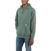 image:imageCarhartt Mens Iconic K288 Logo Sweatshirt CloseoutLeaf Green Heather