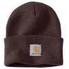 image:imageCarhartt Mens Knit Cuffed Beanie CloseoutDark Brown