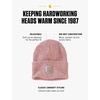 image:imageCarhartt Mens Knit Cuffed Beanie CloseoutRose TintSoft Rose Maral