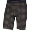 image:imageCarhartt Mens MBB124 5 Inch Basic Boxer Brief 2PackHubbard Plaid