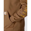image:imageCarhartt Mens Rain Defender Loose Fit Midweight Logo Graphic SweatshirtCarhartt Brown