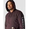 image:imageCarhartt Mens Rain Defender Loose Fit Midweight Logo Graphic SweatshirtDark Sepia