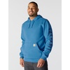 image:imageCarhartt Mens Rain Defender Loose Fit Midweight Logo Graphic SweatshirtHorizon Blue Heather