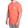 image:imageCarhartt Mens Relaxed Fit Heavyweight ShortSleeve Pocket Logo Graphic TShirtElectric Coral