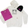 image:imageCarhartt Mens Relaxed Fit Heavyweight ShortSleeve Pocket Logo Graphic TShirtMagenta Agate Heather