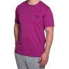 image:imageCarhartt Mens Relaxed Fit Heavyweight ShortSleeve Pocket Logo Graphic TShirtMagenta Agate Heather