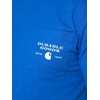 image:imageCarhartt Mens Relaxed Fit Heavyweight ShortSleeve Pocket Logo Graphic TShirtMarine Blue Heather