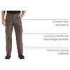 image:imageCarhartt Mens Steel Rugged Flex Relaxed Fit DoubleFront Cargo Work PantTarmac
