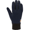 image:imageCarhartt Mens Stretch Fleece Liner GloveNavy Black