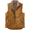 image:imageCarhartt Mens Washed Duck MockNeck VestCarhartt Brown