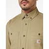 image:imageCarhartt Mens Windham Relaxed Ss ShirtDark Khaki