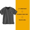 image:imageCarhartt Ripstop amp SubScrubs Scrubs for Men Utility Scrub TopsDark Pewter