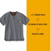 image:imageCarhartt Ripstop amp SubScrubs Scrubs for Men Utility Scrub TopsPewter