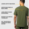image:imageCarhartt Scrubs C16110 Mens Force CrossFlex Modern Fit Chest PocketBasil