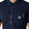 image:imageCarhartt Scrubs C16110 Mens Force CrossFlex Modern Fit Chest PocketDark Navy