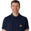 image:imageCarhartt Scrubs C16110 Mens Force CrossFlex Modern Fit Chest PocketDark Navy