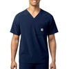 image:imageCarhartt Scrubs C16110 Mens Force CrossFlex Modern Fit Chest PocketNavy