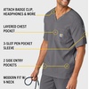 image:imageCarhartt Scrubs C16110 Mens Force CrossFlex Modern Fit Chest PocketPewter