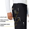 image:imageCarhartt Scrubs C54108 Mens Classic Fit Ripstop Boot Cut 8Pocket Cargo PantBlack