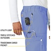 image:imageCarhartt Scrubs C54108 Mens Classic Fit Ripstop Boot Cut 8Pocket Cargo PantCeil Blue
