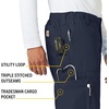 image:imageCarhartt Scrubs C54108 Mens Classic Fit Ripstop Boot Cut 8Pocket Cargo PantNavy