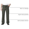 image:imageCarhartt Scrubs C54108 Mens Classic Fit Ripstop Boot Cut 8Pocket Cargo PantOlive