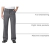 image:imageCarhartt Scrubs C54108 Mens Classic Fit Ripstop Boot Cut 8Pocket Cargo PantPewter