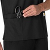 image:imageCarhartt Scrubs Unisex Force Essentials VNeck Tops with 6 PocketsBlack