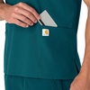 image:imageCarhartt Scrubs Unisex Force Essentials VNeck Tops with 6 PocketsCaribbean Blue