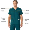 image:imageCarhartt Scrubs Unisex Force Essentials VNeck Tops with 6 PocketsCaribbean Blue