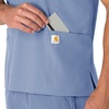 image:imageCarhartt Scrubs Unisex Force Essentials VNeck Tops with 6 PocketsCeil Blue