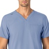 image:imageCarhartt Scrubs Unisex Force Essentials VNeck Tops with 6 PocketsCeil Blue