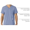 image:imageCarhartt Scrubs Unisex Force Essentials VNeck Tops with 6 PocketsCeil Blue