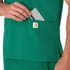 image:imageCarhartt Scrubs Unisex Force Essentials VNeck Tops with 6 PocketsHunter