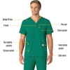 image:imageCarhartt Scrubs Unisex Force Essentials VNeck Tops with 6 PocketsHunter