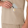 image:imageCarhartt Scrubs Unisex Force Essentials VNeck Tops with 6 PocketsKhaki