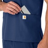 image:imageCarhartt Scrubs Unisex Force Essentials VNeck Tops with 6 PocketsNavy
