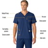 image:imageCarhartt Scrubs Unisex Force Essentials VNeck Tops with 6 PocketsNavy