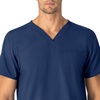 image:imageCarhartt Scrubs Unisex Force Essentials VNeck Tops with 6 PocketsNavy