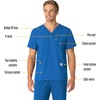image:imageCarhartt Scrubs Unisex Force Essentials VNeck Tops with 6 PocketsRoyal