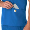 image:imageCarhartt Scrubs Unisex Force Essentials VNeck Tops with 6 PocketsRoyal