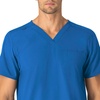 image:imageCarhartt Scrubs Unisex Force Essentials VNeck Tops with 6 PocketsRoyal