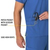 image:imageCarhartt Scrubs Unisex Force Essentials VNeck Tops with 6 PocketsRoyal