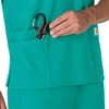 image:imageCarhartt Scrubs Unisex Force Essentials VNeck Tops with 6 PocketsTeal Blue
